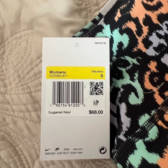 Nike Dri-FIT One DZ3085-811 Women's Mid-Rise Training Leggings Size Small - Picture 2 of 8